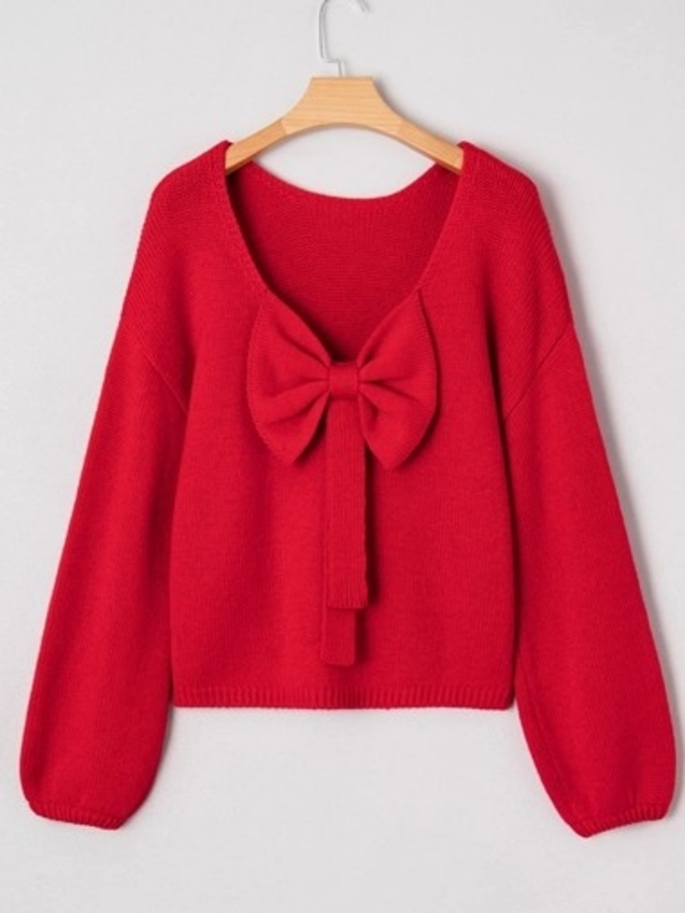 Red Women’s Crewneck Sweater